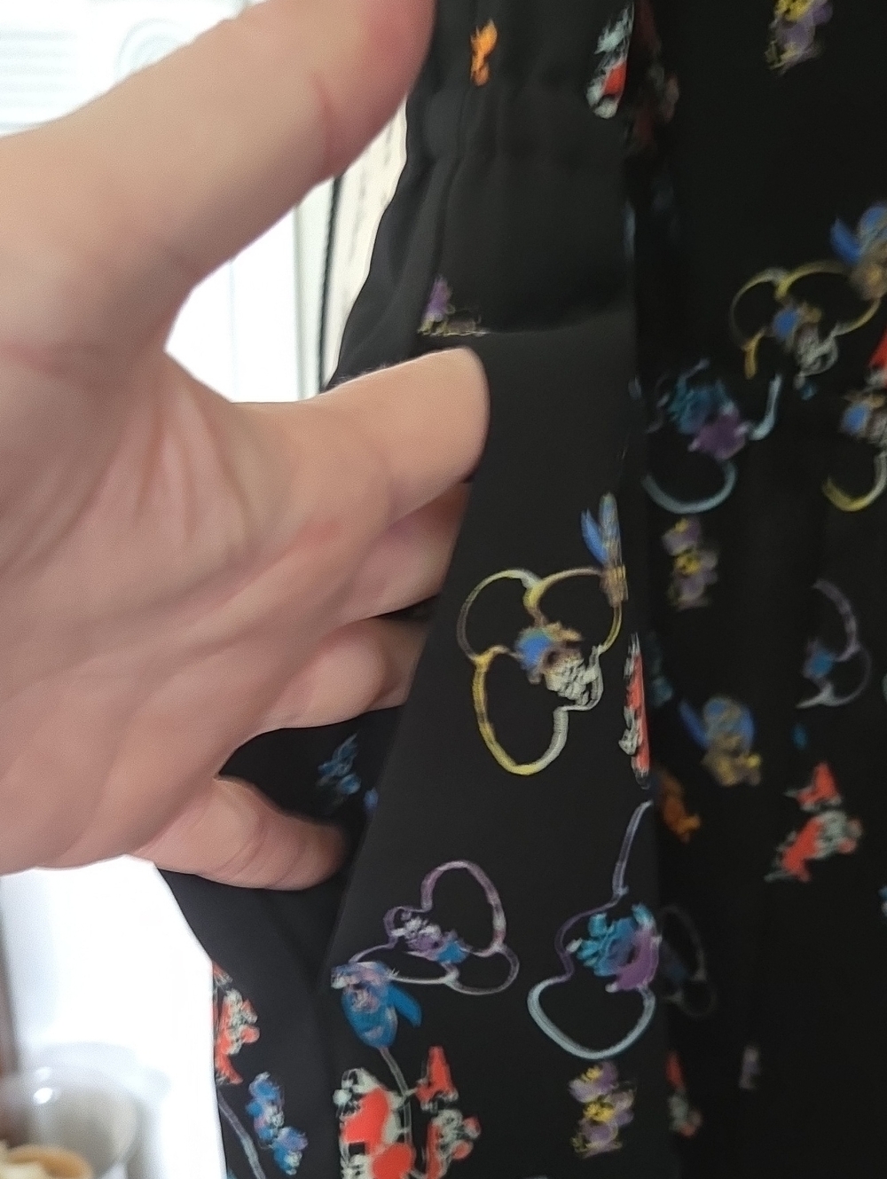 Rebecca Minkoff Black Mini Romper with Multicolor Floral Print - Picture 3 of 9